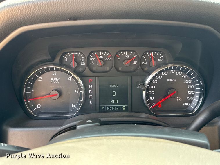 image for item EU2227 2018 Chevrolet Silverado 3500HD utility bed pickup truck