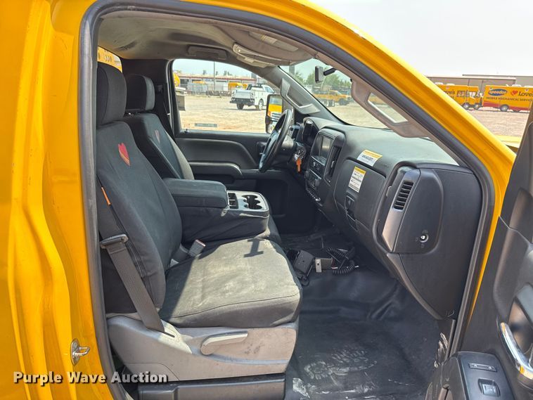 image for item EU2227 2018 Chevrolet Silverado 3500HD utility bed pickup truck