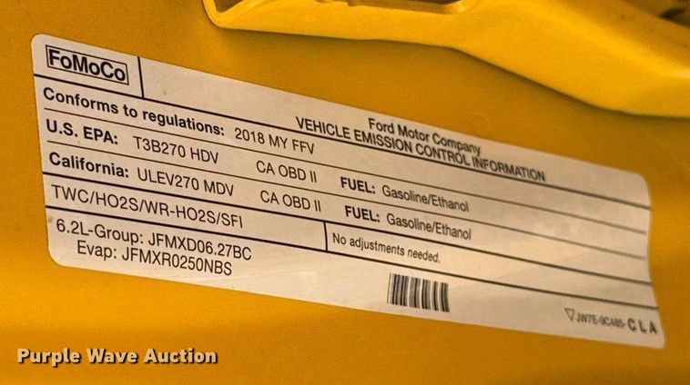 image for item EU2231 2018 Ford F350 Super Duty utility bed pickup truck