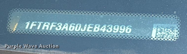 image for item EU2231 2018 Ford F350 Super Duty utility bed pickup truck