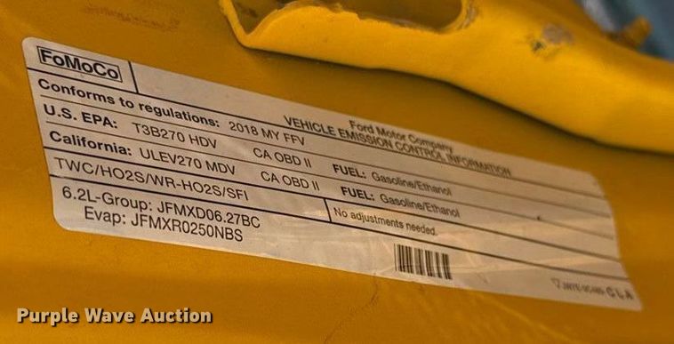 image for item EU2235 2018 Ford F350 Super Duty utility bed pickup truck