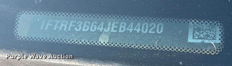 image for item EU2235 2018 Ford F350 Super Duty utility bed pickup truck