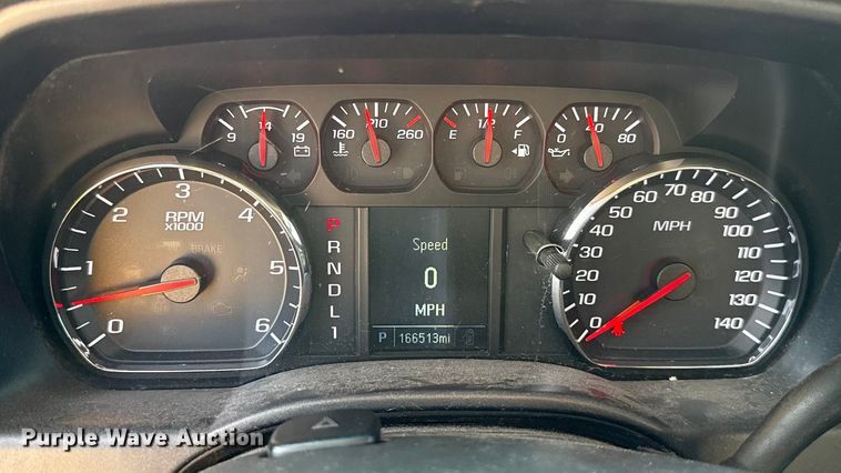 image for item EU2237 2018 Chevrolet Silverado 3500HD utility bed pickup truck