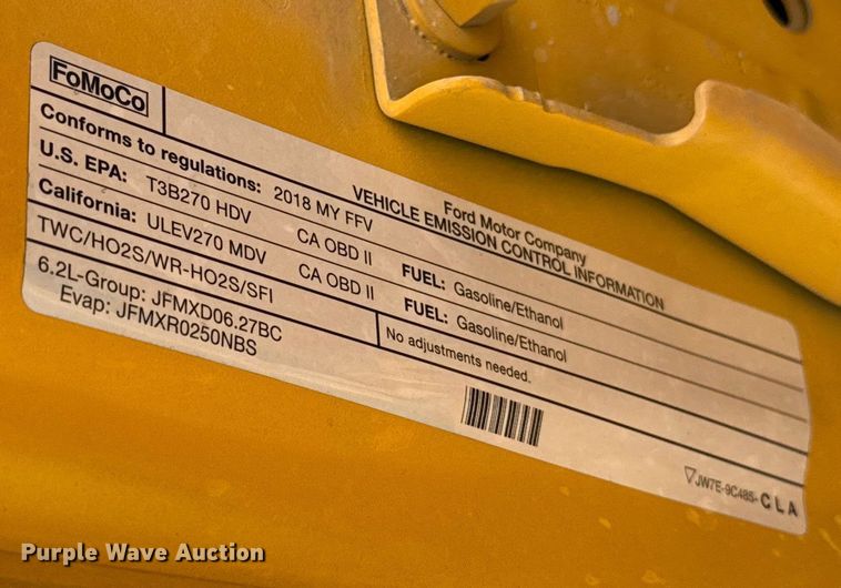 image for item EU2239 2018 Ford F350 Super Duty utility bed pickup truck