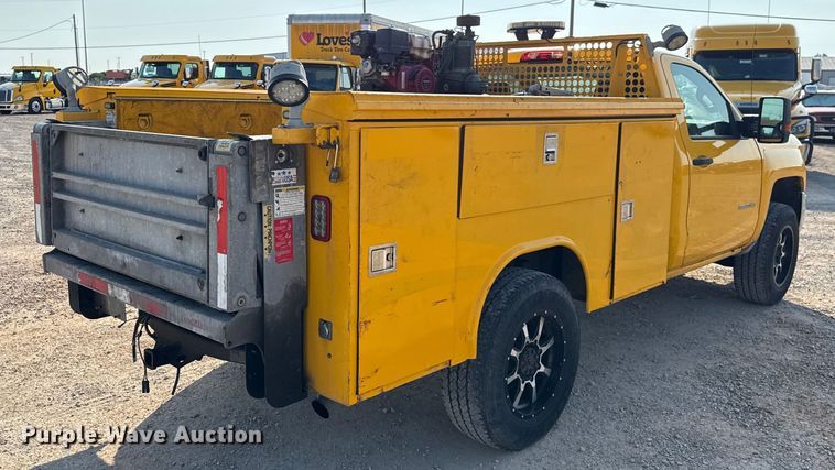 image for item EU2241 2018 Chevrolet Silverado 3500HD utility bed pickup truck