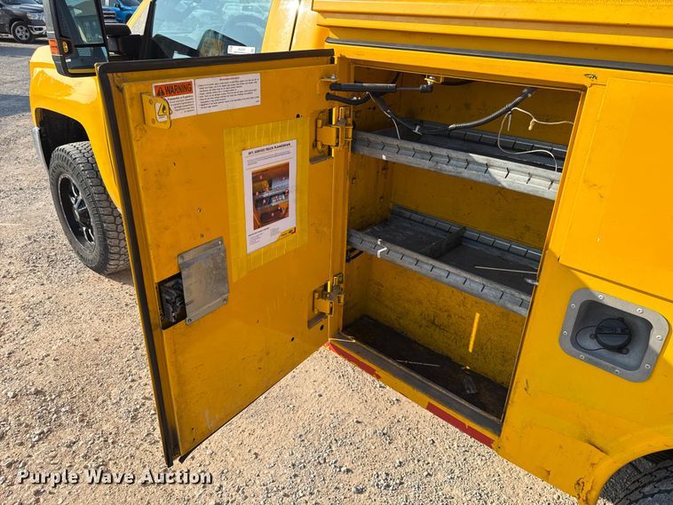 image for item EU2241 2018 Chevrolet Silverado 3500HD utility bed pickup truck