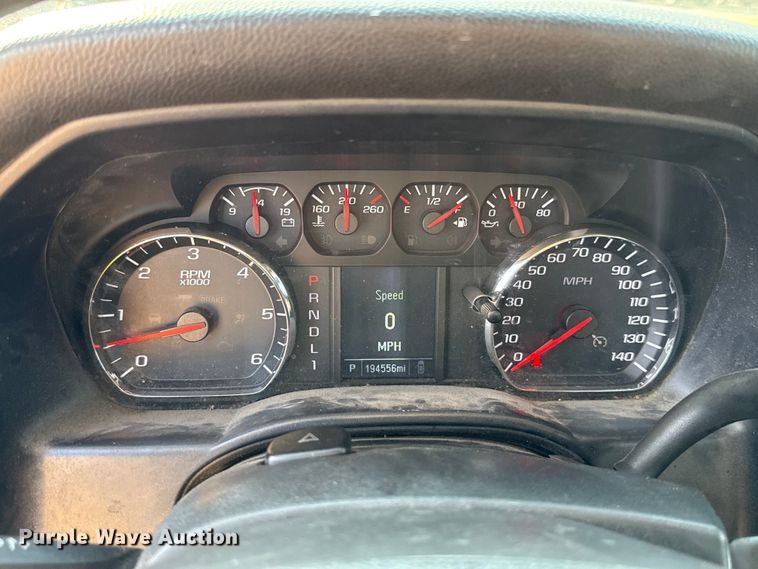 image for item EU2241 2018 Chevrolet Silverado 3500HD utility bed pickup truck