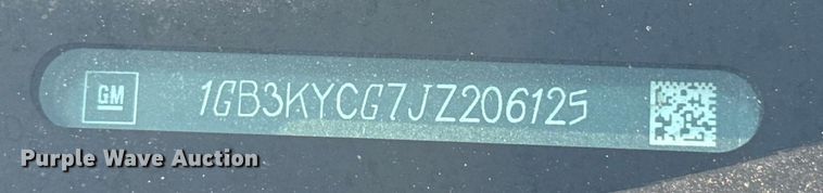 image for item EU2241 2018 Chevrolet Silverado 3500HD utility bed pickup truck