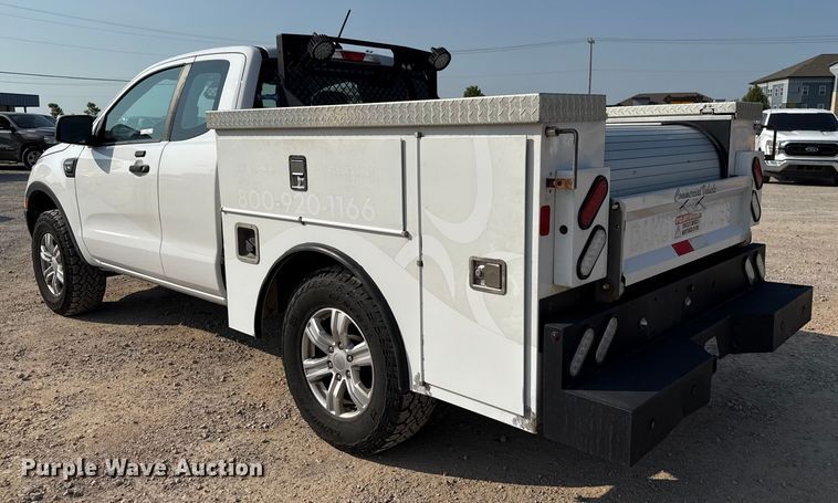 image for item EU2245 2021 Ford Ranger SuperCab utility bed pickup truck