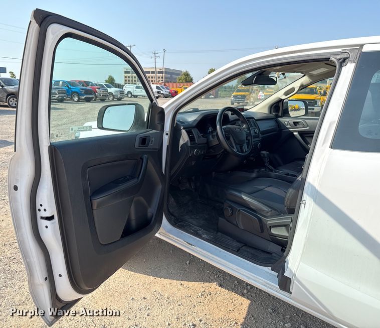 image for item EU2245 2021 Ford Ranger SuperCab utility bed pickup truck