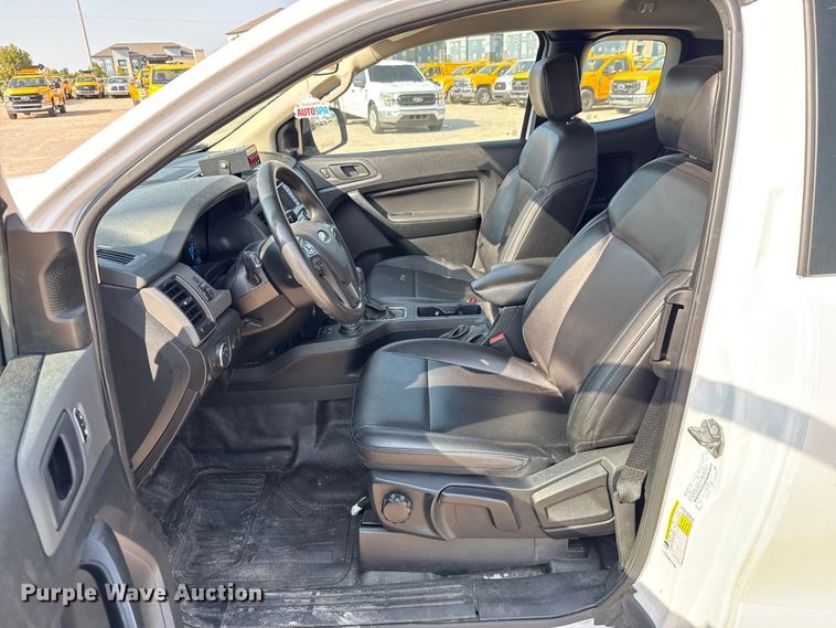 image for item EU2245 2021 Ford Ranger SuperCab utility bed pickup truck