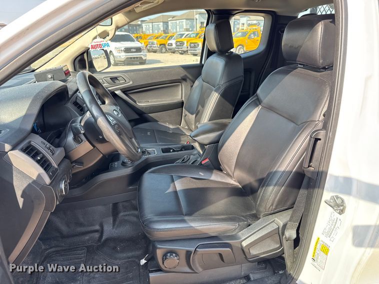 image for item EU2245 2021 Ford Ranger SuperCab utility bed pickup truck