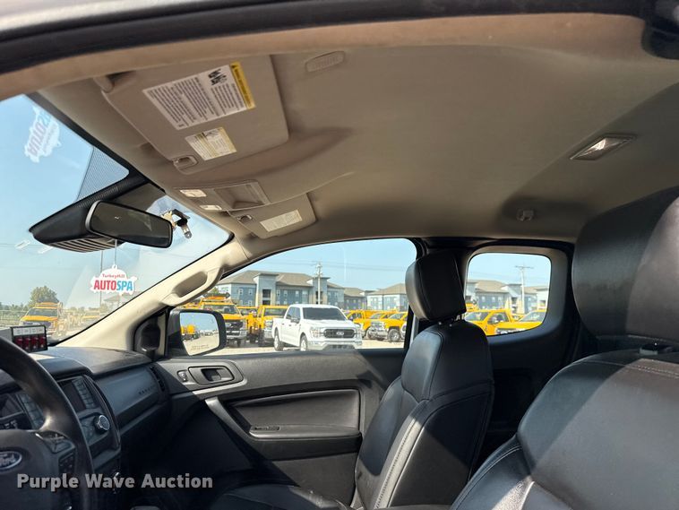 image for item EU2245 2021 Ford Ranger SuperCab utility bed pickup truck