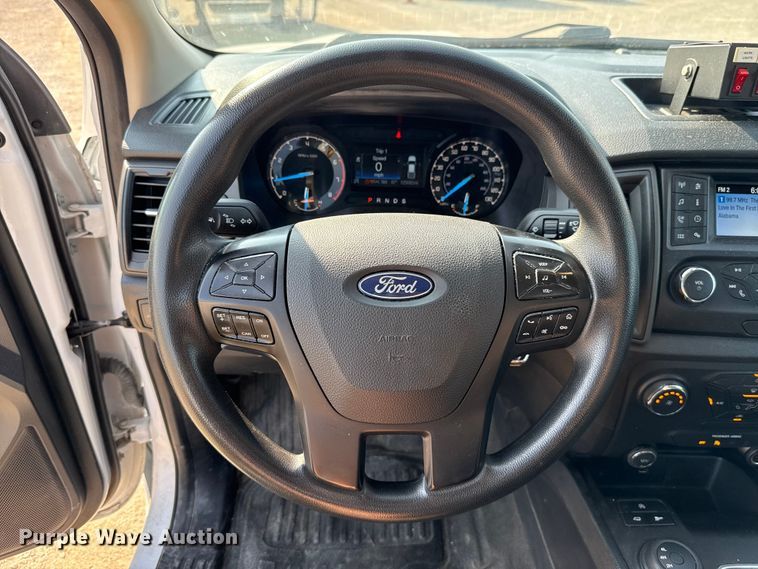 image for item EU2245 2021 Ford Ranger SuperCab utility bed pickup truck