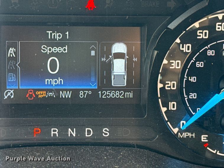 image for item EU2245 2021 Ford Ranger SuperCab utility bed pickup truck