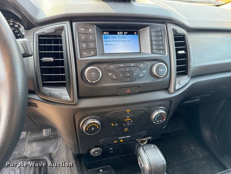 image for item EU2245 2021 Ford Ranger SuperCab utility bed pickup truck