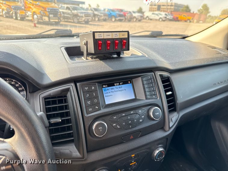 image for item EU2245 2021 Ford Ranger SuperCab utility bed pickup truck