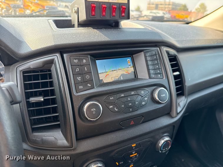 image for item EU2245 2021 Ford Ranger SuperCab utility bed pickup truck