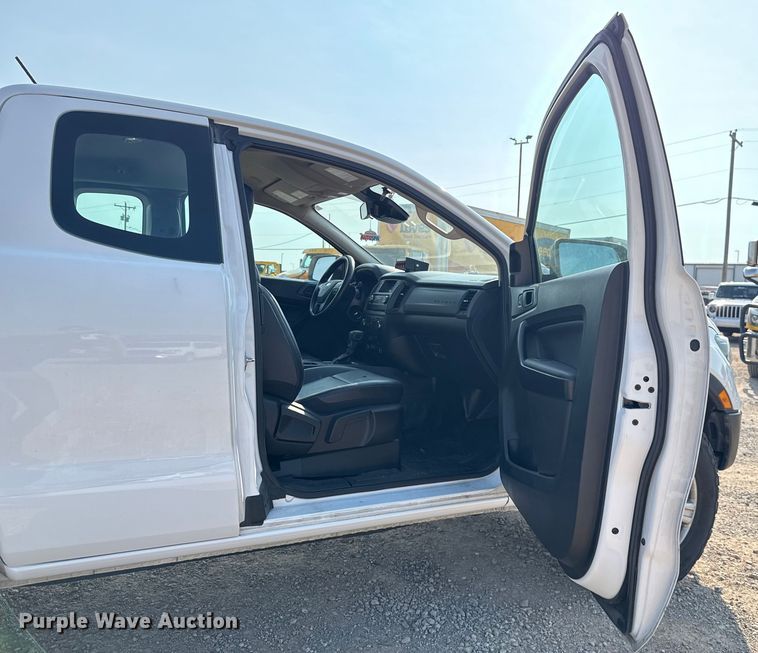 image for item EU2245 2021 Ford Ranger SuperCab utility bed pickup truck