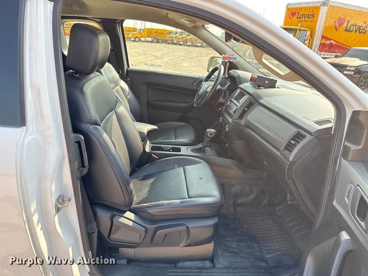 image for item EU2245 2021 Ford Ranger SuperCab utility bed pickup truck