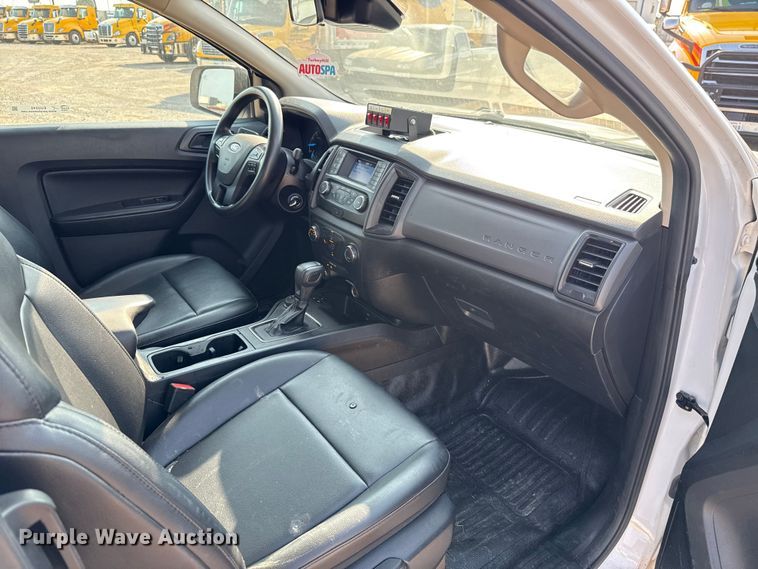 image for item EU2245 2021 Ford Ranger SuperCab utility bed pickup truck