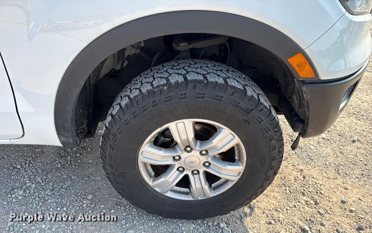 image for item EU2245 2021 Ford Ranger SuperCab utility bed pickup truck