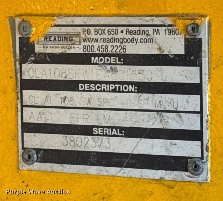 image for item EU2248 2019 Ford F350 Super Duty utility bed pickup truck