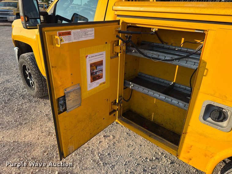 image for item EU2249 2018 Chevrolet Silverado 3500HD utility bed pickup truck