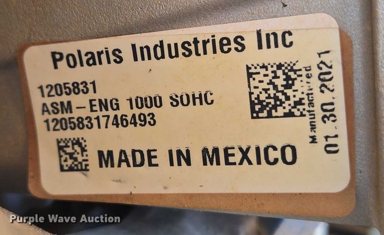 image for item EU3566 2021 Polaris Ranger 1000 utility vehicle