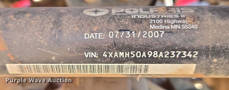 image for item EU3611 2008 Polaris Sportsman ATV