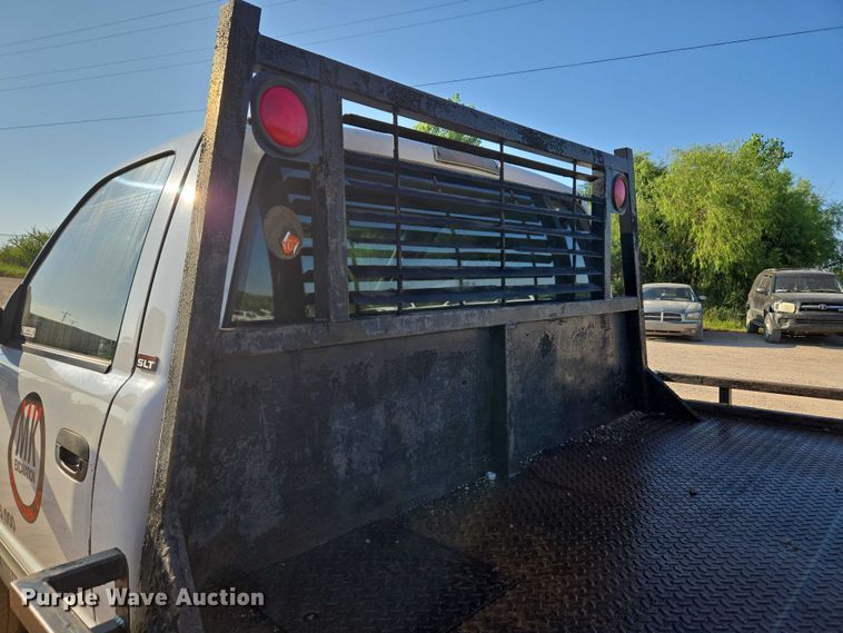 image for item EU3612 2002 Dodge Ram Chassis Cab flatbed pickup truck