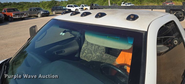 image for item EU3612 2002 Dodge Ram Chassis Cab flatbed pickup truck