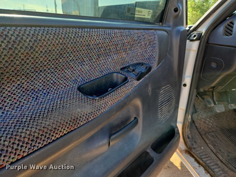 image for item EU3612 2002 Dodge Ram Chassis Cab flatbed pickup truck