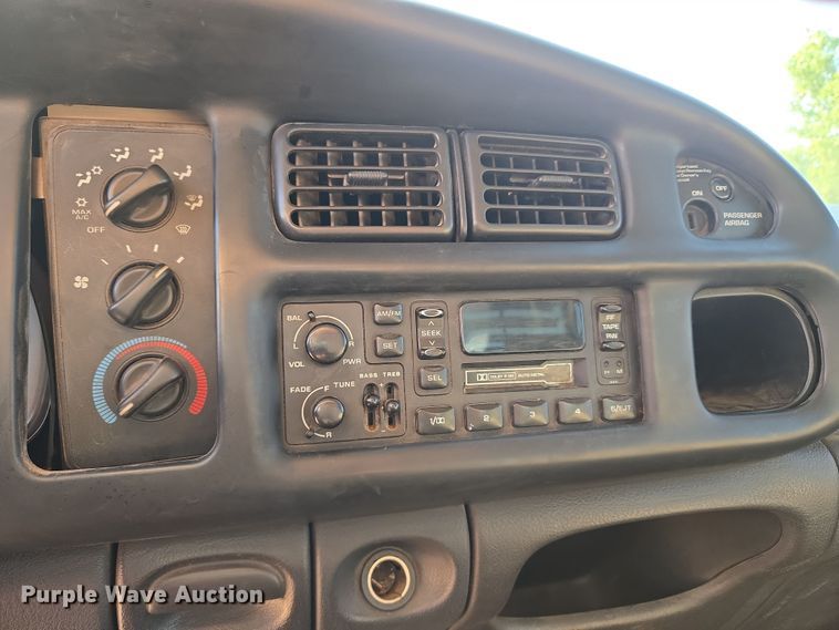 image for item EU3612 2002 Dodge Ram Chassis Cab flatbed pickup truck