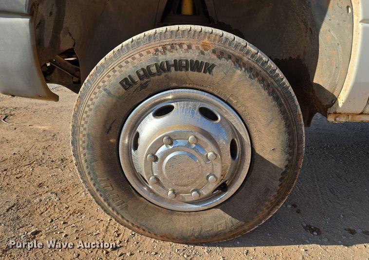 image for item EU3612 2002 Dodge Ram Chassis Cab flatbed pickup truck