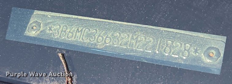 image for item EU3612 2002 Dodge Ram Chassis Cab flatbed pickup truck