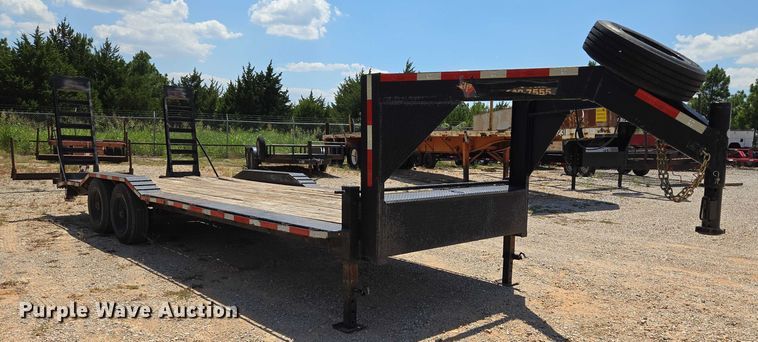 image for item EU3624 2018 Texas Pride EQ722214KGN equipment trailer