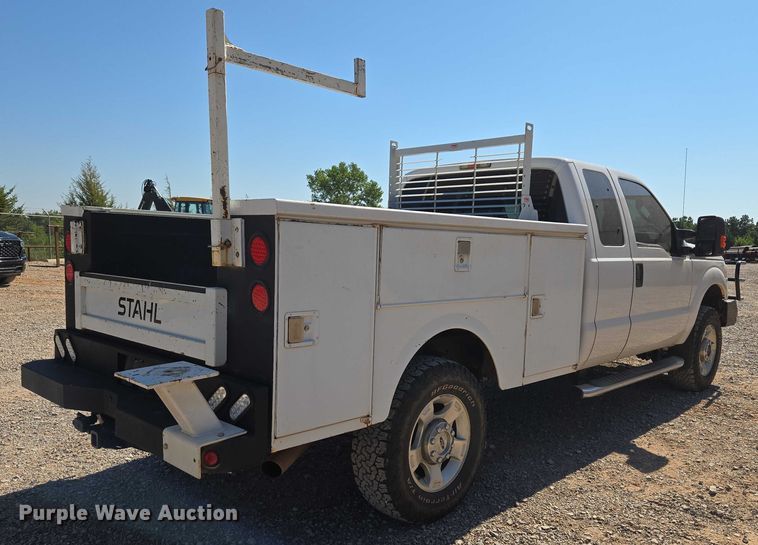 image for item EU3629 2011 Ford F350 Super Duty SuperCab utility bed pickup truck