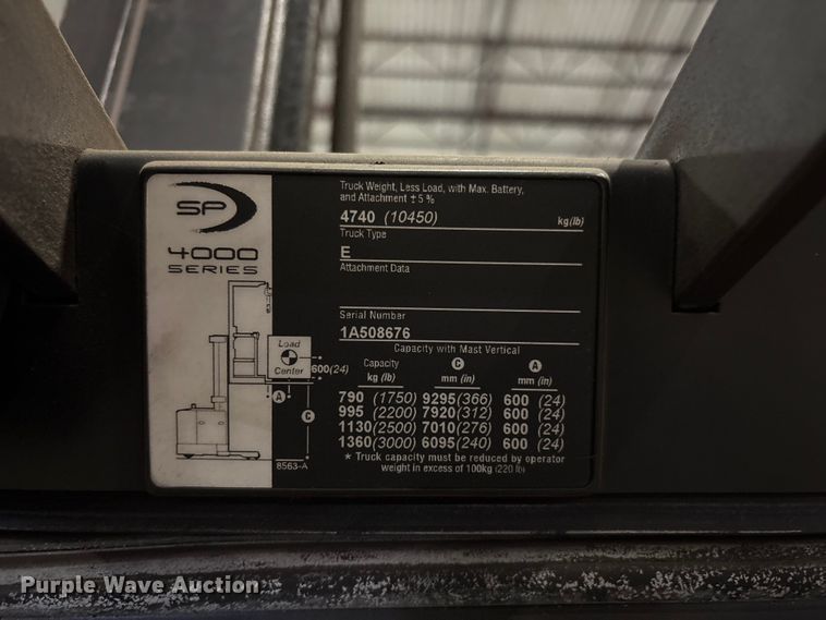 image for item EU4505 2017 Crown SP4050-30 order picker