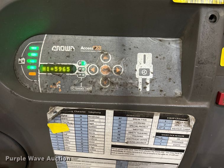 image for item EU4532 2018 Crown SP4050-30  order picker