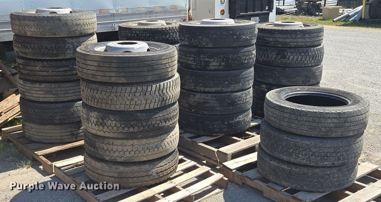 image for item EV1613 225/70R19.5 tires and wheels
