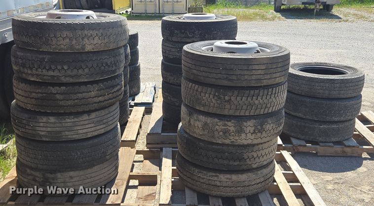 image for item EV1613 225/70R19.5 tires and wheels