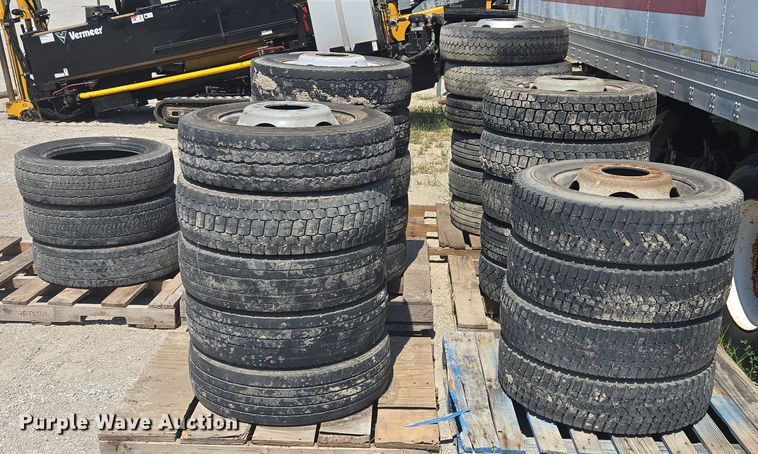 image for item EV1613 225/70R19.5 tires and wheels