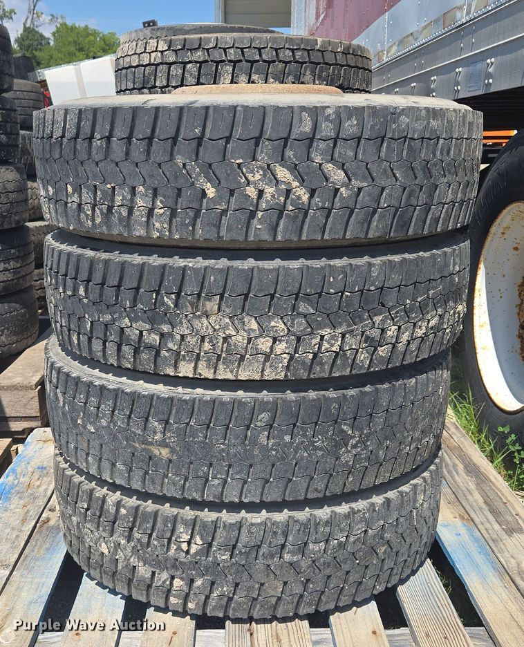 image for item EV1613 225/70R19.5 tires and wheels