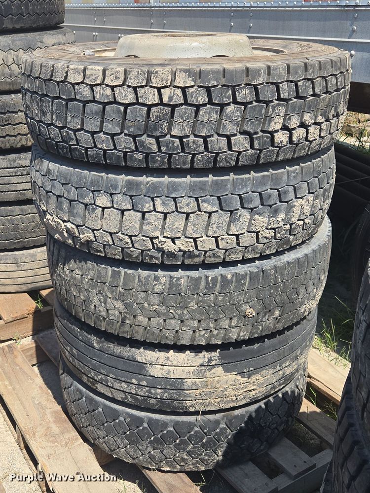 image for item EV1613 225/70R19.5 tires and wheels