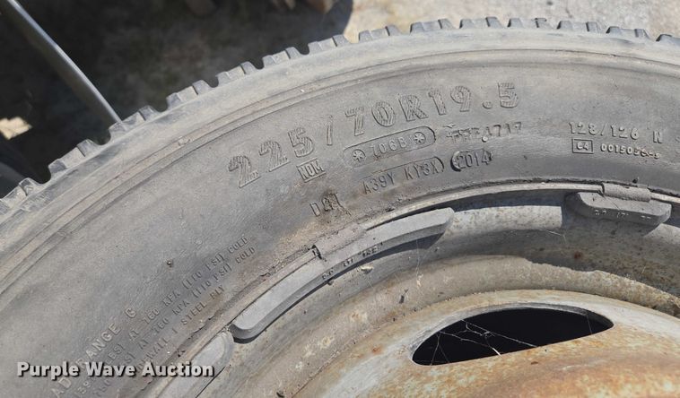 image for item EV1613 225/70R19.5 tires and wheels