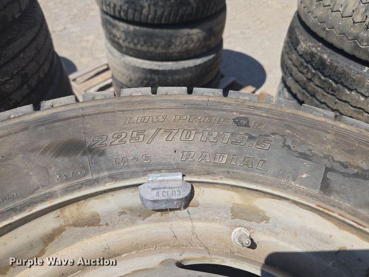 image for item EV1613 225/70R19.5 tires and wheels