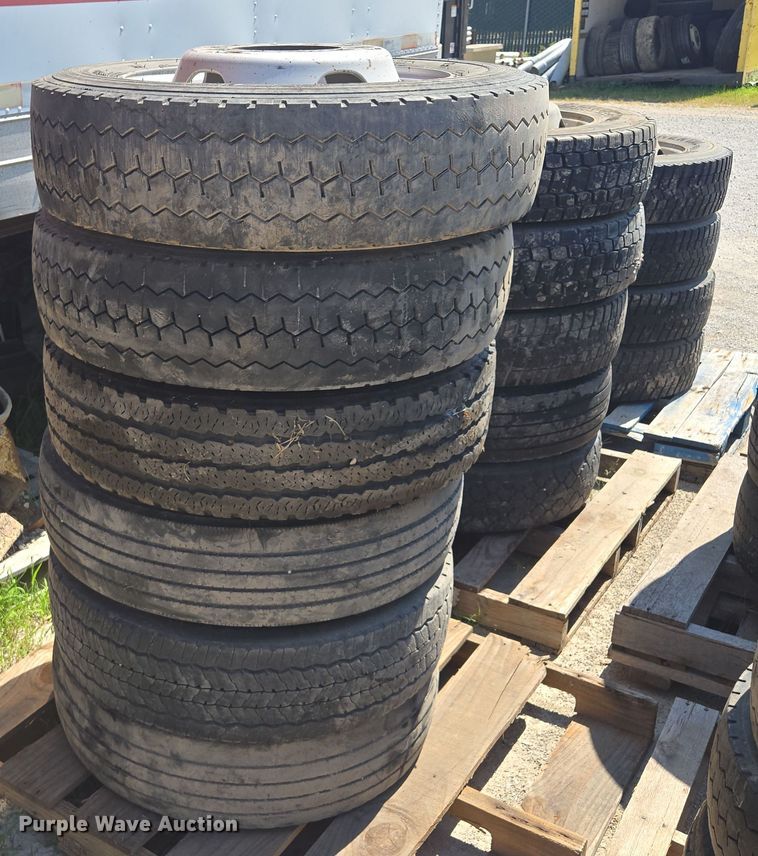 image for item EV1613 225/70R19.5 tires and wheels