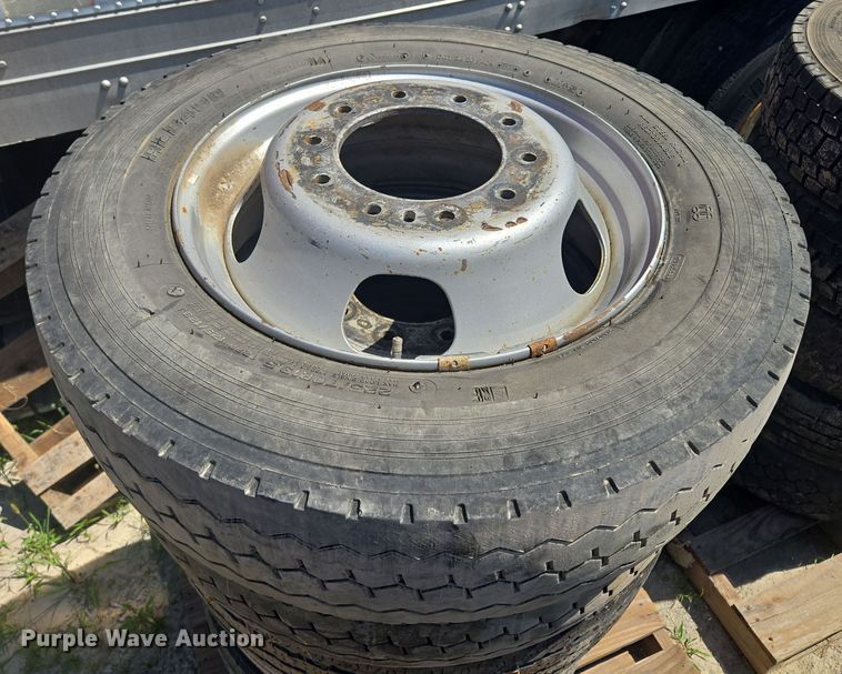 image for item EV1613 225/70R19.5 tires and wheels