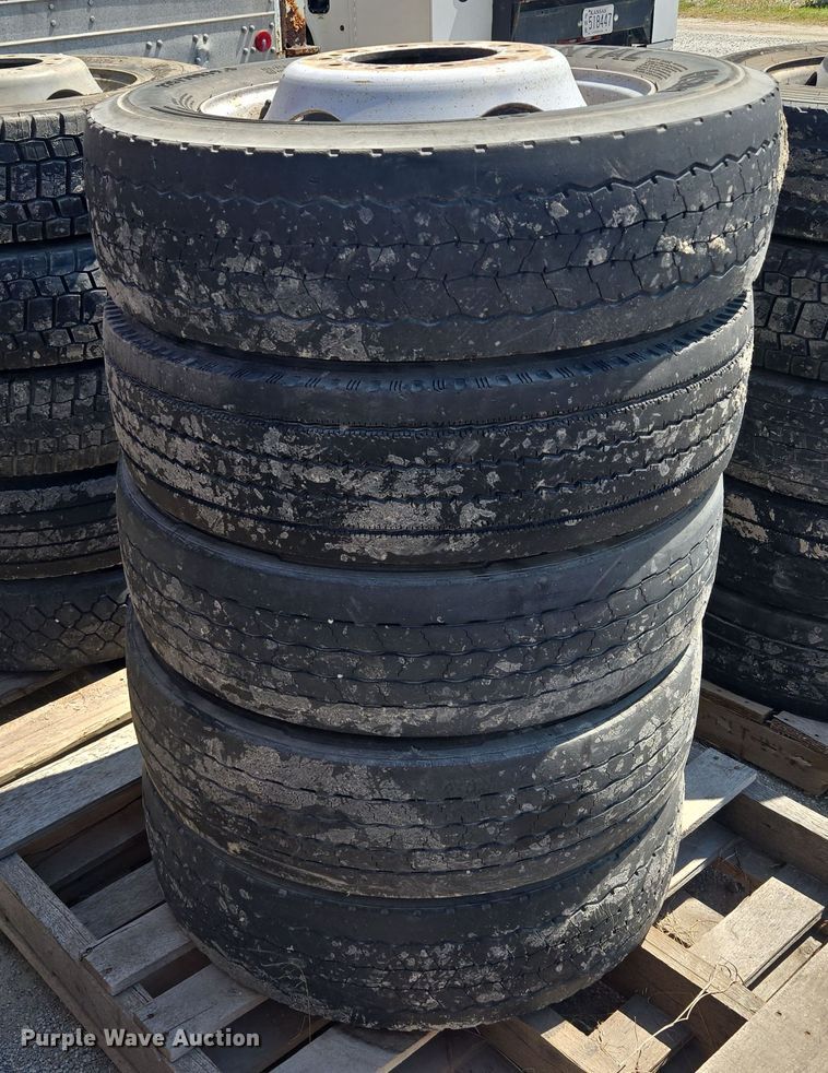 image for item EV1613 225/70R19.5 tires and wheels